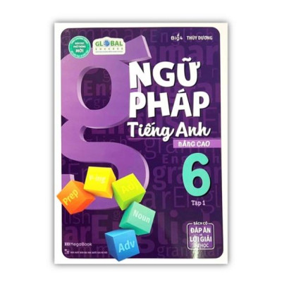 Sách - Combo Ngữ Pháp Tiếng Anh Nâng Cao Lớp 6 - Tập 1 + 2 (MG)