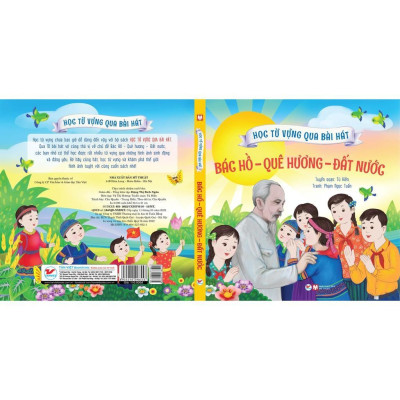 Sách - Học Từ Vựng Qua Bài Hát - Bác Hồ, Quê Hương, Đất Nước - Tân Việt Books
