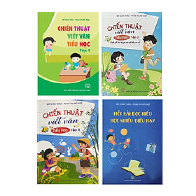 Sách - Combo 4 cuốn Chiến thuật Viết Văn Tiểu Học (Tập 1 + Tập 2 + Tập 3) Mỗi Bài Đọc Hiểu Học Nhiều Điều Hay