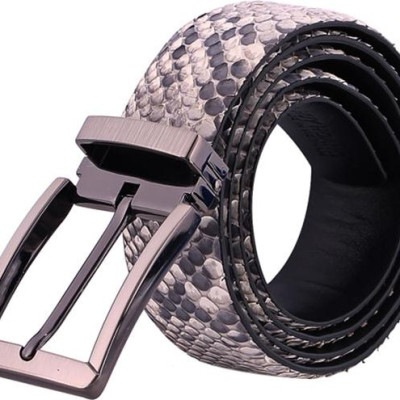 Thắt Lưng Nam Da Trăn Đầu Kim Huy Hoàng HT4310 - Trắng