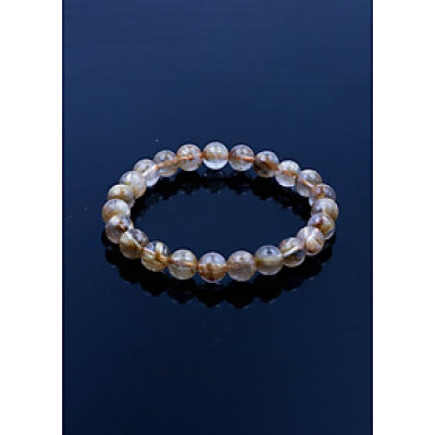 Vòng tay Đá Thạch anh Tóc Vàng by Anqlo Lusso 8mm-5A