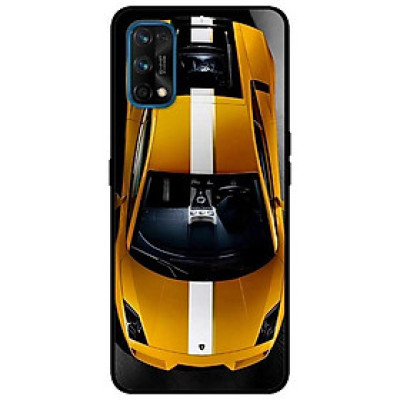 Ốp lưng dành cho Realme 7 Pro mẫu Xe Sọc Trắng