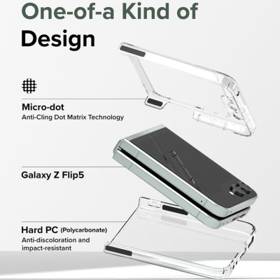 Ốp Lưng Trong Suốt Ringke Slim Dành Cho Samsung Galaxy Z Flip 5 - Hàng Chính Hãng