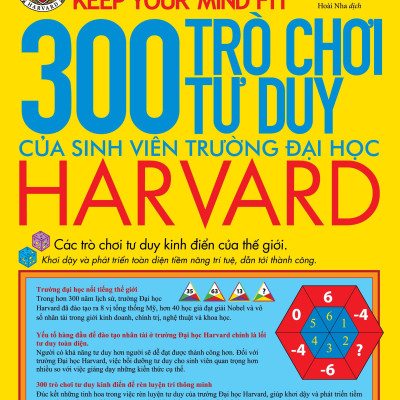 Sách - Keep Your Mind Fit - 300 Trò Chơi Tư Duy Của Sinh Viên Trường Đại Học Harvard (Tái Bản 2025)