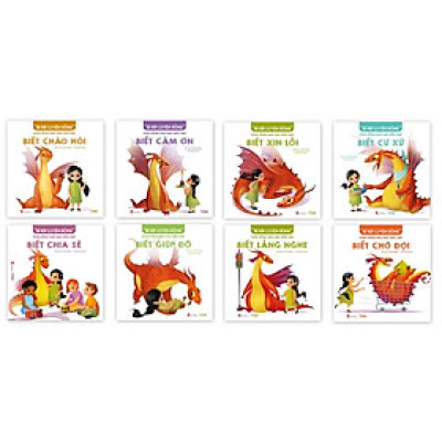 Combo 8 Cuốn “Bí Kíp Luyện Rồng” - Cùng Rồng Nhỏ Học Điều Hay