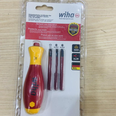 Bộ tua vít Slim Bit 4 chi tiết Wiha 43449