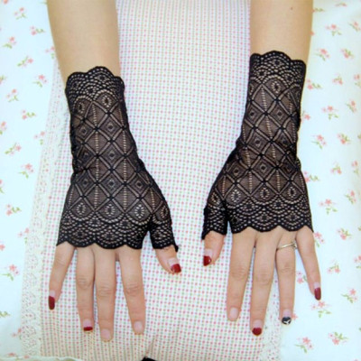 Găng tay Cô dâu và Dạ hội MS: 37624 (họa tiết ngẫu nhiên)