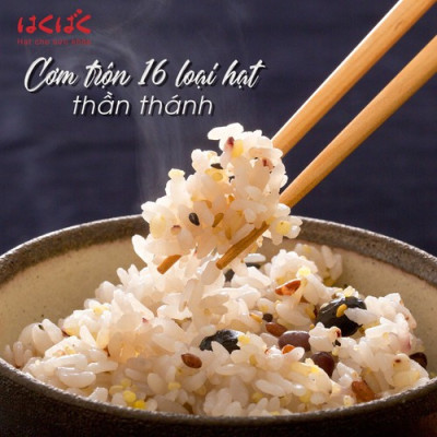 Gạo dinh dưỡng tổng hợp 16 loạt hạt HakuBaku Nhật Bản chính hãng