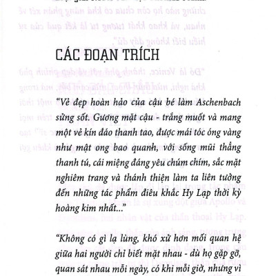 Sách - Chết Ở Venice (Tái Bản 2025)