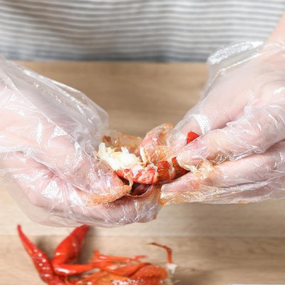 Set 50 găng tay nilon siêu mỏng dùng một lần, giúp giữ gìn vệ sinh thực phẩm, tránh nhiễm khuẩn trong quá trình làm bếp - nội địa Nhật Bản 