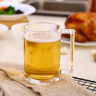 Bộ cốc (ly) bia Luminarc Fitness 6 chiếc có quai 450ml, chống bám màu, bám mùi hiệu quả - L8042*6