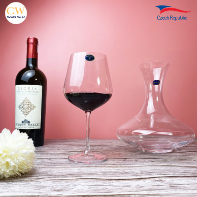 Ly Rượu Vang Pha Lê Tiệp Khắc Crystalite Bohemia Strix 600ml