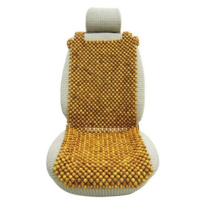 Đệm Lót Ghế Xe Ô Tô Hạt Gỗ Pơ Mu Hạt 1.8cm ( Mian .vn )