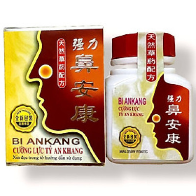 Viên uống viêm xoang, viêm mũi dị ứng, mãn tính Cường lực tỷ an khang - Bi an khang xuất xứ Malaysia - Hộp 34 viên - Mã số 1360