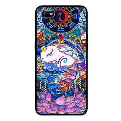 Ốp Lưng in cho Oppo A1K Mẫu 12 Con Giáp Mẹo - Hàng Chính Hãng