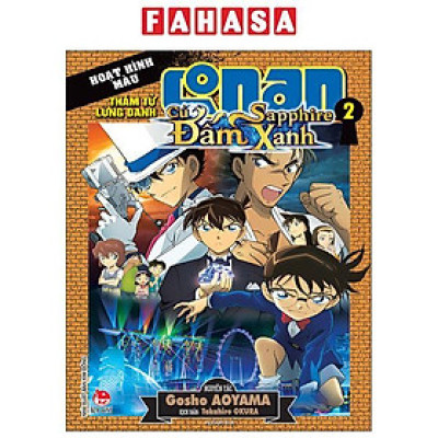 Sách - Thám Tử Lừng Danh Conan - Hoạt Hình Màu - Cú Đấm Sapphire Xanh - Tập 2