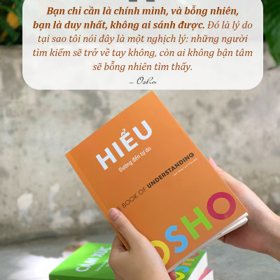 Combo 3 Cuốn OSHO : Yêu + Hiểu + Cảm Xúc