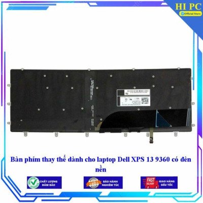 Bàn phím dùng cho laptop Dell XPS 13 9360 có đèn nền  - Hàng Nhập Khẩu New Seal