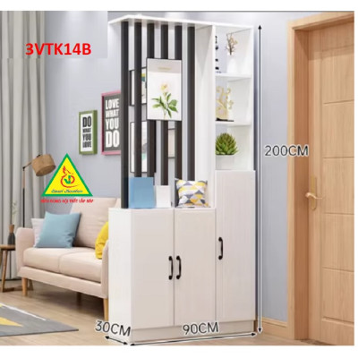 VÁCH NGĂN PHÒNG KHÁCH, NHÀ BẾP, VÁCH NGĂN PHÒNG 3VTK14 - NỘI THẤT LẮP RÁP VIỄN ĐÔNG