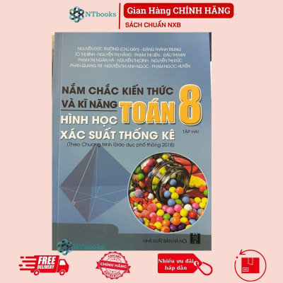 Sách - Combo Nắm chắc kiến thức và kĩ năng Toán 8 (Số học + Hình học xác suất thống kê Toán kinh tế) - Theo Chương trình Giáo dục phổ thông 2018