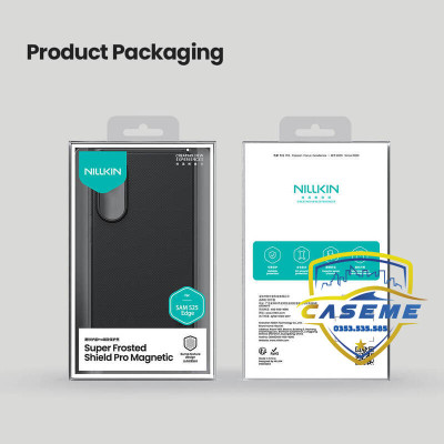 Ốp lưng dành cho Samsung Galaxy S25 Edge Nillkin dạng sần bảo vệ toàn diện - Hàng Chính Hãng