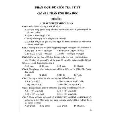 Tuyển Tập Đề Kiểm Tra Định Kì Khoa Học Tự Nhiên Lớp 8 (Dùng Chung Cho Các Bộ SGK Hiện Hành)  (HA-MK)