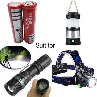 Pin Sạc Đỏ 18650 4200Mah Đầu Nhọn Độ Bền Cao Phụ Kiện