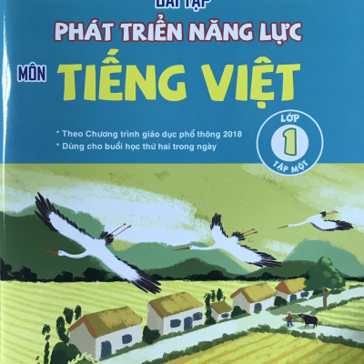 Bộ sách Bài tập Phát triển năng lực Lớp 1 Môn Toán + Tiếng Việt (04 cuốn) Theo chương trình giáo dục phổ thông 2018