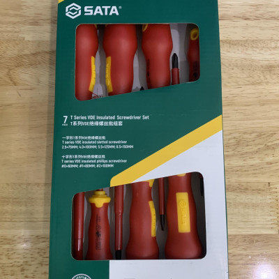 Bộ tua vít cách điện 1000V VDE 7 chi tiết chuyên dụng 09303