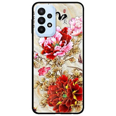 Ốp lưng dành cho Samsung A23 4G - A53 5G - A73 5G - Mẫu Đơn Đỏ Hồng