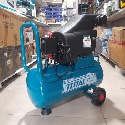 MÁY NÉN KHÍ CÓ DẦU DUNG TÍCH 24 LÍT 2HP  TOTAL TC12024 - HÀNG CHÍNH HÃNG