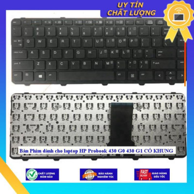 Bàn Phím dùng cho laptop HP Probook 430 G0 430 G1 CÓ KHUNG - Hàng Nhập Khẩu New Seal