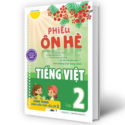 Sách - Phiếu Ôn Hè Tiếng Việt Lớp 2 - Megabook