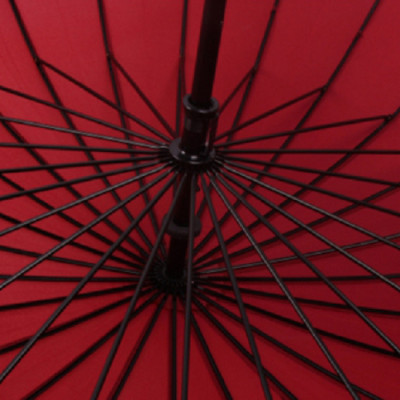 Ô đi mưa cán dài 24 nan chống lật, dù đi mưa đi nắng cán dài chống uv