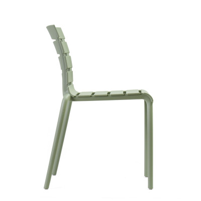 Ghế ăn ngoài trời bằng nhựa cao cấp, đúc nguyên khối, có tựa lưng - Cobihome