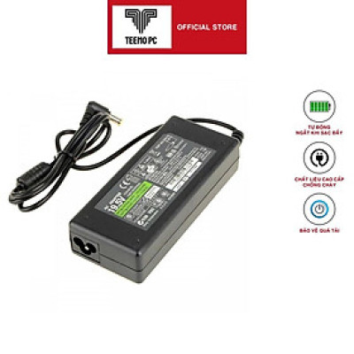 Sạc Tương Thích Cho Laptop Sony Vaio Vpcs135Fg Adapter - Hàng Nhập Khẩu New Seal TEEMO PC TEAC1296