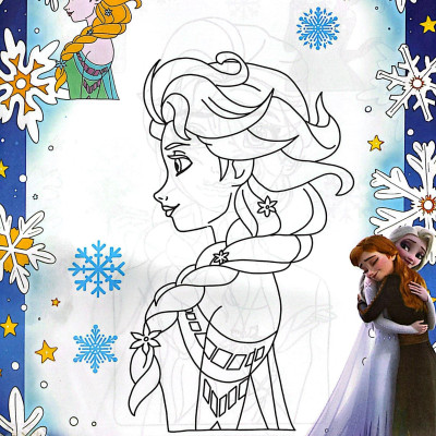 Sách - Công Chúa Elsa Và Những Bông Tuyết Trắng