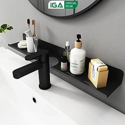 Kệ nhà tắm dán tường IGA thép chống ghỉ phủ sơn tĩnh điện - GM187