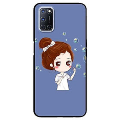 Ốp lưng dành cho Oppo A52 - A72 - A92 mẫu Cô Gái Búi Tóc