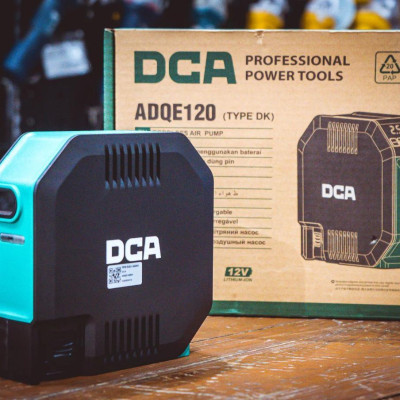 MÁY BƠM HƠI DÙNG PIN 12V (KHÔNG KÈM SẠC, PIN) DCA ADQE120Z - HÀNG CHÍNH HÃNG