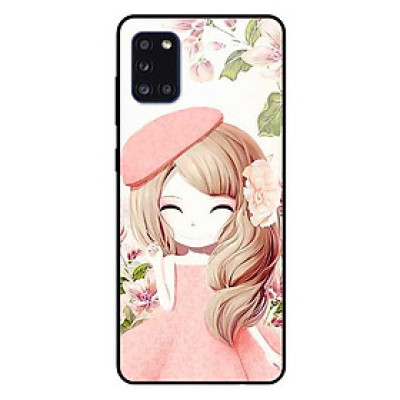 Ốp lưng dành cho Samsung A31 mẫu Anime Cô Gái Váy Bông