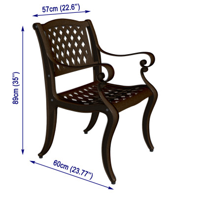 Ghế Nhôm Đúc AC-01-Br