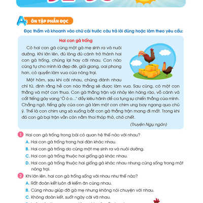 Phiếu Ôn Hè Tiếng Việt Lớp 3 - Hành Trang Vững Kiến Thức Lên Lớp 4 (MEGA)