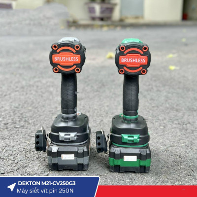 COMBO Máy Siết 250N Vít Dùng Pin 21V Dekton M21-CV250G3 KÈM 1 PIN M21-B4000M + 1 SẠC M21-S20 DEKTON KÈM HỘP DK-IJC01 - KM_T8 -HÀNG CHÍNH HÃNG