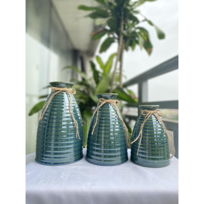 SET 3 BÌNH HOA BÁT TRÀNG CAO CẤP XINH XẮN TRANG TRÍ NHÀ