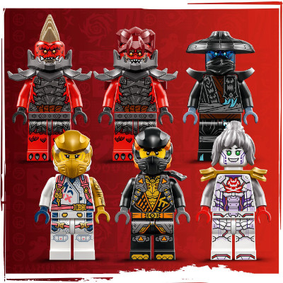 LEGO NINJAGO 71834 Đồ Chơi Lắp Ráp Chiến Giáp Kết Hợp Của Zane (1187 chi tiết)