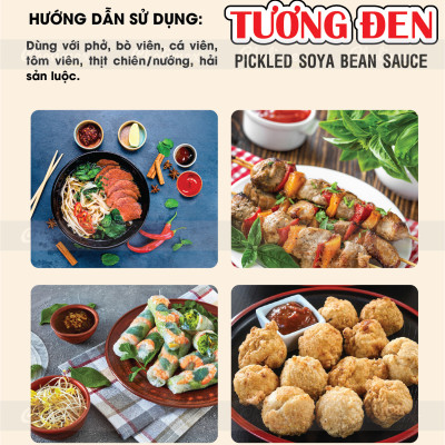 Tương đen Cholimex - Gói 10g siêu tiện lợi - số lượng 50 gói/túi