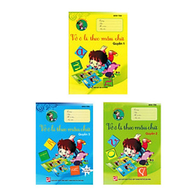 Combo Vở Ô Li Theo Mẫu Chữ