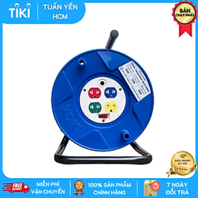 Ổ cắm kéo dài quay tay Rulo phổ thông LiOA (QT50-2-15A)