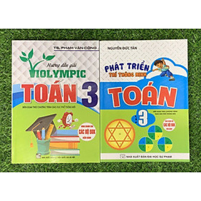 Combo Phát Triển Trí Thông Minh Toán + Hướng Dẫn Giải Violympic Toán Lớp 3 (Dùng Chung Cho Các Bộ SGK Hiện hành)